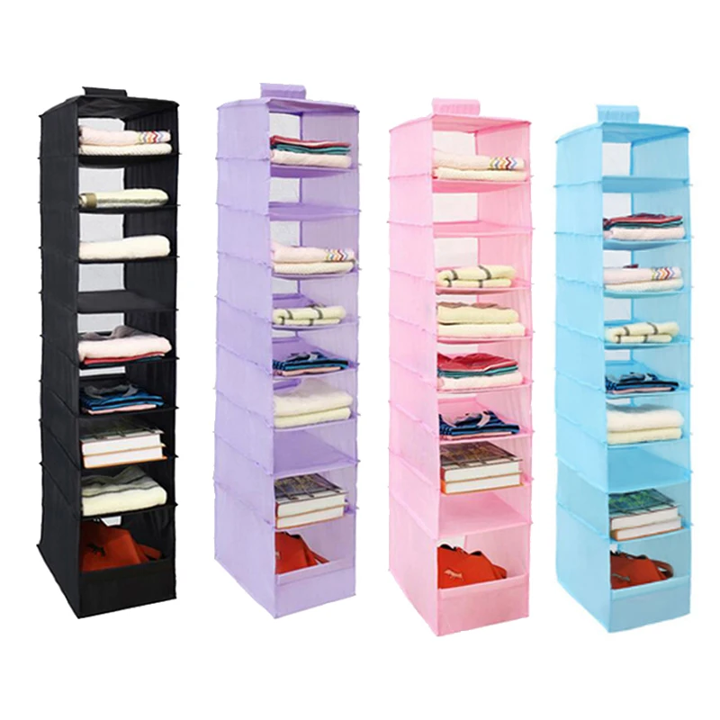 9 Layer Oxford Clothes Hanging Organizers For Wall Closet Suspension Organizer Bag Container Hanging Clothes Storage Bag
9 Layer Oxford Clothes Hanging Organizers For Wall Closet Suspension Organizer Bag Container Hanging Clothes Storage Bag