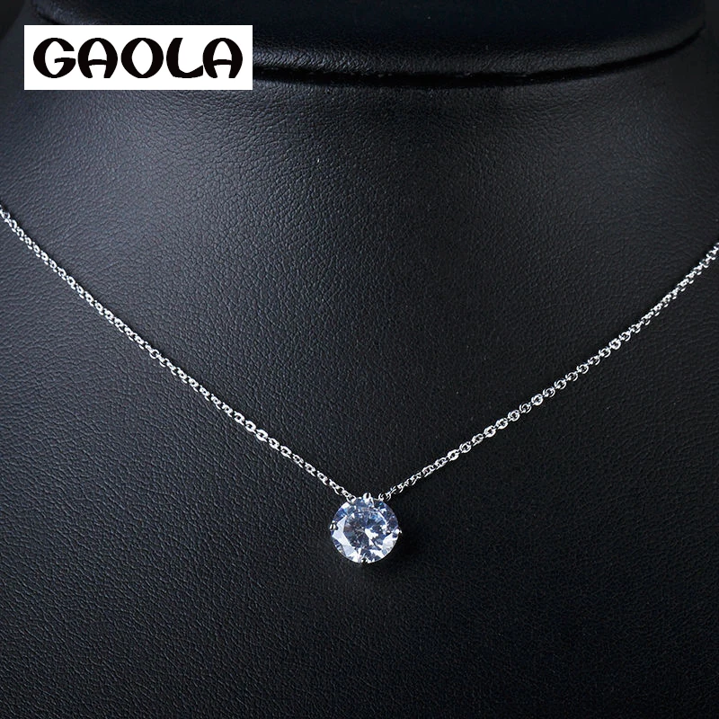 High Quality silver plated Charm Necklace 2015 Fashion Necklaces Jewelry , made with AAA CZ GLD0526
High Quality silver plated Charm Necklace 2015 Fashion Necklaces Jewelry , made with AAA CZ GLD0526