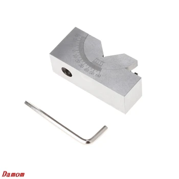 2018 New 73.6x23.7x34.3mm Toolmaker Precision Micro Adjustable Angle V Block Milling0-60 Degree Drop Shipping Support
2018 New 73.6x23.7x34.3mm Toolmaker Precision Micro Adjustable Angle V Block Milling0-60 Degree Drop Shipping Support