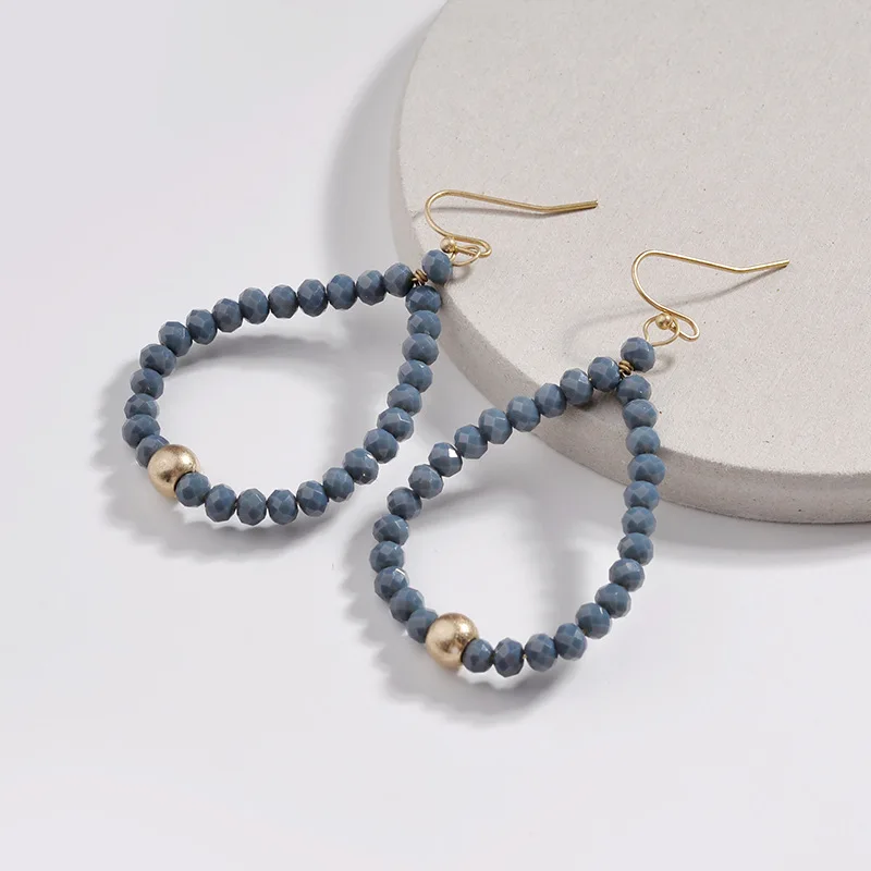 ZWPON 2018 New Copper Line Faux Stone Beads Drop Earrings Women Bohemian Fashion Statement Earrings Jewelry Wholesale
ZWPON 2018 New Copper Line Faux Stone Beads Drop Earrings Women Bohemian Fashion Statement Earrings Jewelry Wholesale