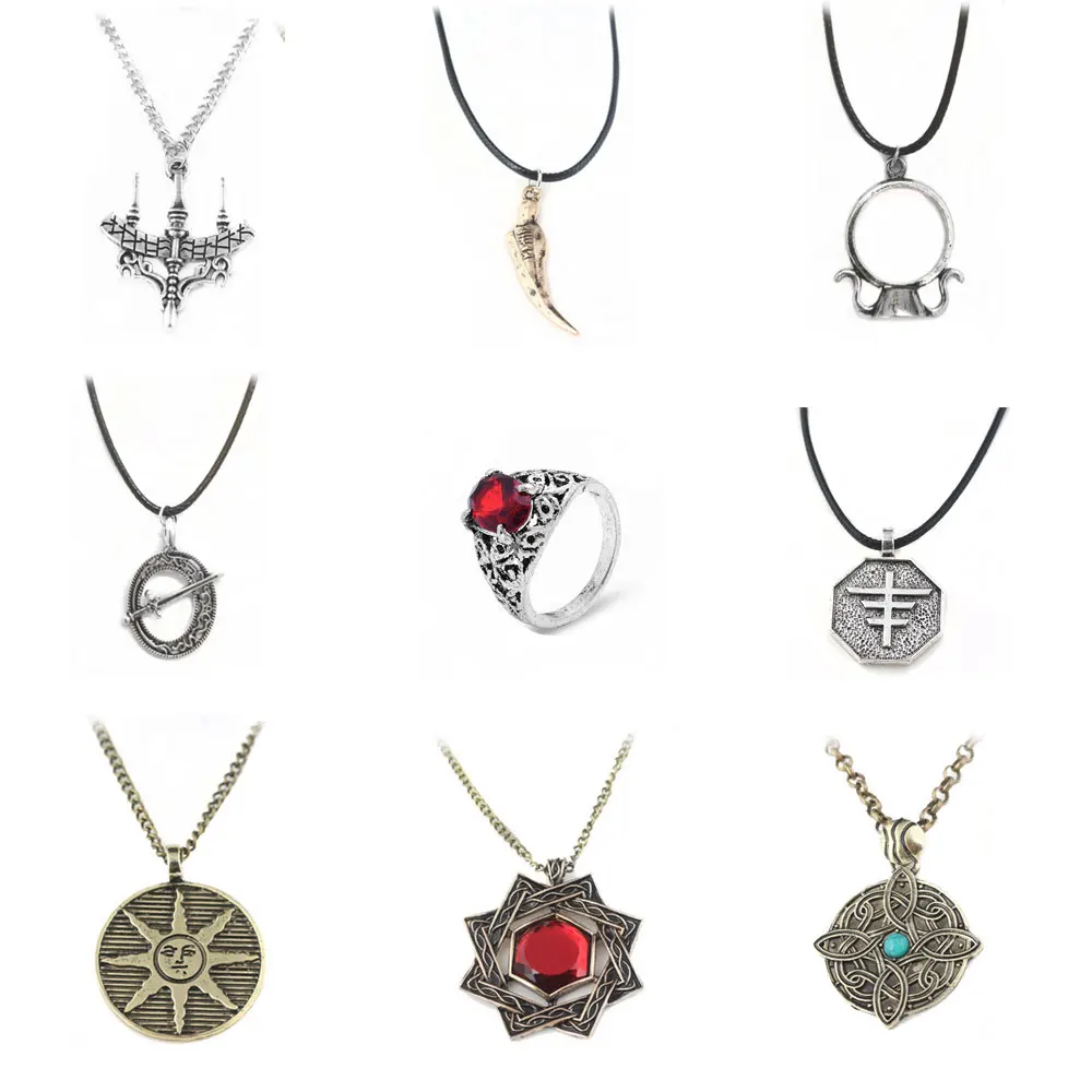 Dark Souls 3 Blade of the Dark Moon Pendant Necklace Solaire Of Astora Sun Necklace for Women Men Choker Jewelry Gift
Dark Souls 3 Blade of the Dark Moon Pendant Necklace Solaire Of Astora Sun Necklace for Women Men Choker Jewelry Gift