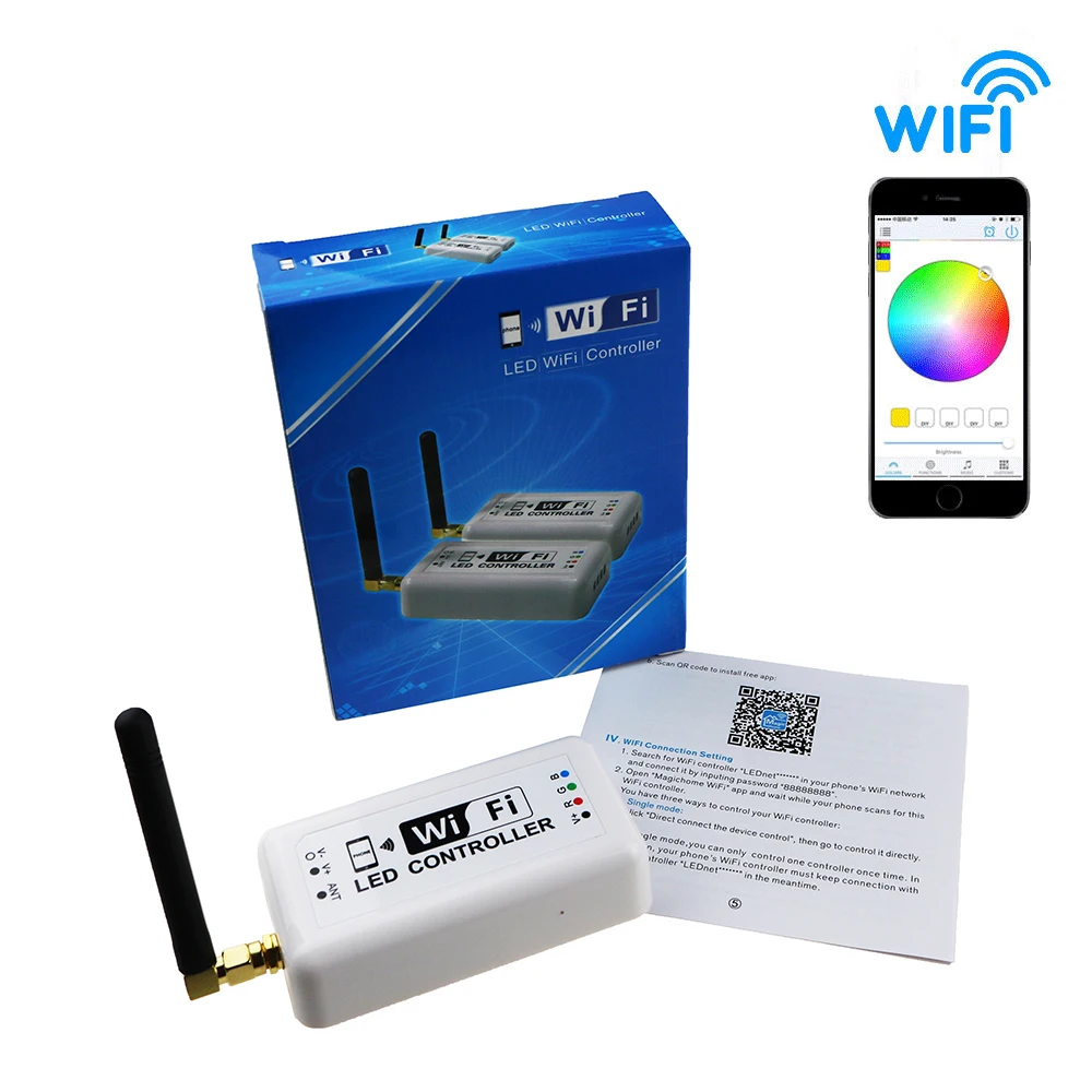 Wi-Fi Led Control ler 12 В, 24 В, диммер 12 А, 2,4 ГГц, RGB/цветовая температура/Регулируемая яркость, мини-умного дома, управление полосой Android/IOS
Wi-Fi Led Control ler 12 В, 24 В, диммер 12 А, 2,4 ГГц, RGB/цветовая температура/Регулируемая яркость, мини-умного дома, управление полосой Android/IOS