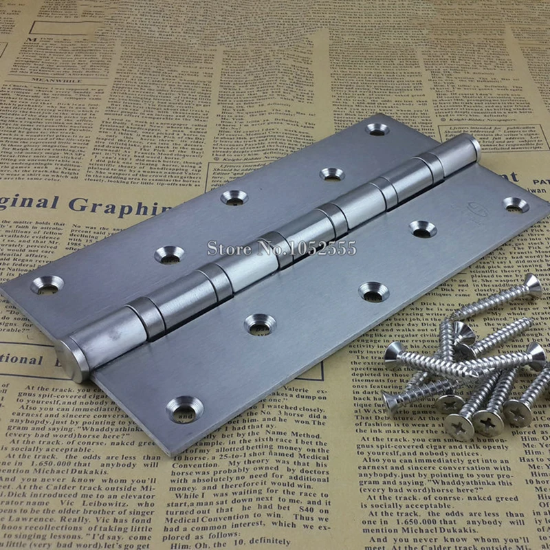 NEW 8 Thick Stainless Steel Wooden Door Hinge Heavy Duty Hinges Mute Door Project Auxiliar Hardware Furniture Accessory E152 NEW 8 Thick Stainless Steel Wooden Door Hinge Heavy Duty Hinges Mute Door Project Auxiliar Hardware Furniture Accessory E152<br><br>Aliexpress