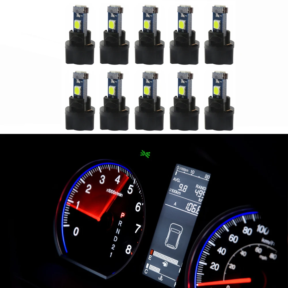 WLJH 10x T5 Wedge 37 73 LED Bulbs PC74 Twist Socket Gauge Instrument Panel Dash Light Indicator Lamp Bulb for Subaru
WLJH 10x T5 Wedge 37 73 LED Bulbs PC74 Twist Socket Gauge Instrument Panel Dash Light Indicator Lamp Bulb for Subaru
