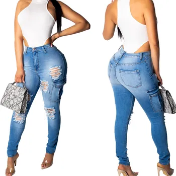 2019 New Push Up Hole High Waist Jeans Women Casual Sexy Ripped Skinny Pants Pocket Jeans Pencil Trousers
2019 New Push Up Hole High Waist Jeans Women Casual Sexy Ripped Skinny Pants Pocket Jeans Pencil Trousers