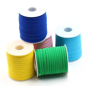 (20m/roll) about 5mm Diameter a little Elasticity Milk Silk For DIY Bracelet accessories Headbands Fitting
(20m/roll) about 5mm Diameter a little Elasticity Milk Silk For DIY Bracelet accessories Headbands Fitting
