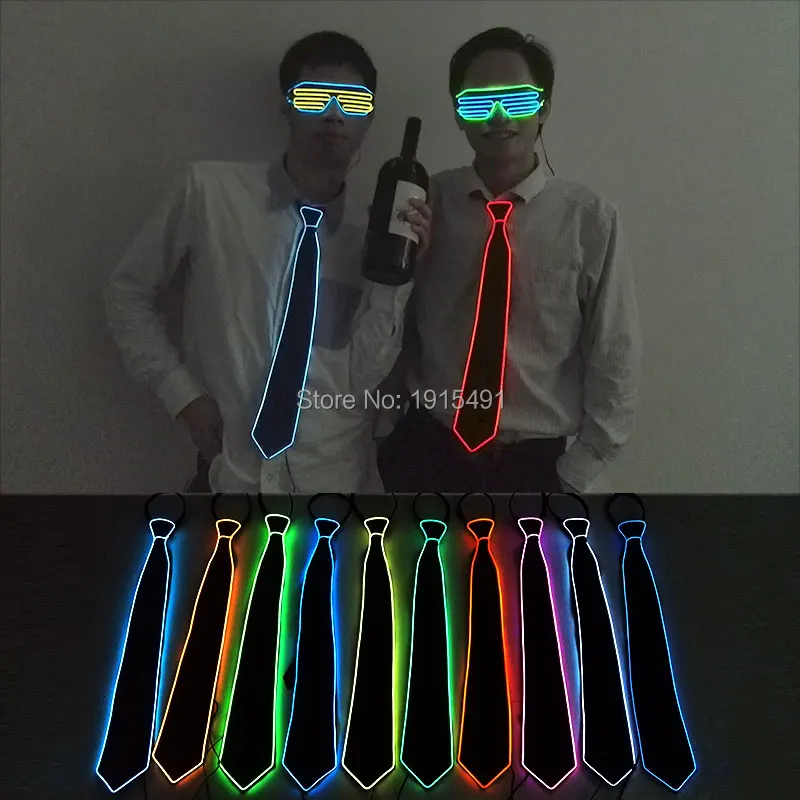 10 Color Select Sparkling Led Cold Light Male's Tie Christmas decorative EL wire Flashing Tie for Dance Club,Carnival,Festival
10 Color Select Sparkling Led Cold Light Male's Tie Christmas decorative EL wire Flashing Tie for Dance Club,Carnival,Festival