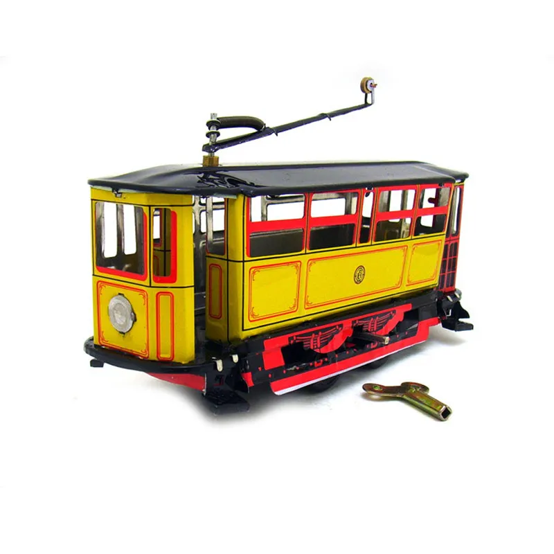 Vintage Clockwork Wind Up Tram toys Photography Children Kids Adult Tram Tin Toys Classic Toy Christmas Gift
Vintage Clockwork Wind Up Tram toys Photography Children Kids Adult Tram Tin Toys Classic Toy Christmas Gift