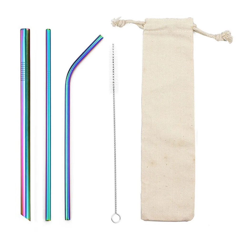 5pcs 304 Stainless Steel Sharp Pointy End Straw Reusable Metal Drinking Straws Set with Brush Bag For Home Party Bar Accessories
5pcs 304 Stainless Steel Sharp Pointy End Straw Reusable Metal Drinking Straws Set with Brush Bag For Home Party Bar Accessories