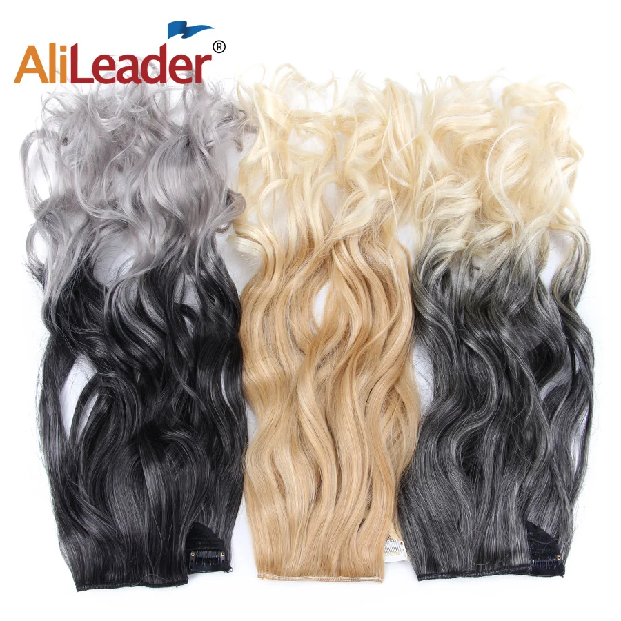 Alileader 5 Clips Fake Clip In Hair Extensions Woman Fake Hair Curly Extensions Ombre Black Brown Gray Heat Resistant Synthetic
Alileader 5 Clips Fake Clip In Hair Extensions Woman Fake Hair Curly Extensions Ombre Black Brown Gray Heat Resistant Synthetic