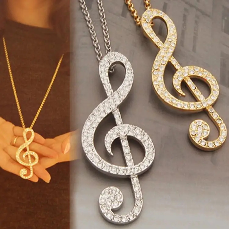 Cute Modern Selling Crystal Necklace 2019 Trendy Music Symbol Pendants Necklace Unique
Cute Modern Selling Crystal Necklace 2019 Trendy Music Symbol Pendants Necklace Unique