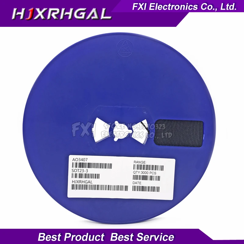 3000pcs AO3407 3407 SOT23-3 MOSFET A79T MOSFT P-Ch -30V -3.6A 64mOhm new and original
3000pcs AO3407 3407 SOT23-3 MOSFET A79T MOSFT P-Ch -30V -3.6A 64mOhm new and original