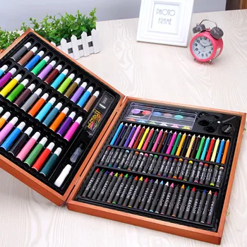 150PCS Complete set Painting Drawing Art Artist Kit with Wooden Case for Kids Children Boys Girls Christmas Birthday Gift
150PCS Complete set Painting Drawing Art Artist Kit with Wooden Case for Kids Children Boys Girls Christmas Birthday Gift