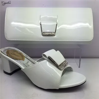 Elegant white African high heel pump shoes and handbag set for party GY19 heel height 6cm
Elegant white African high heel pump shoes and handbag set for party GY19 heel height 6cm