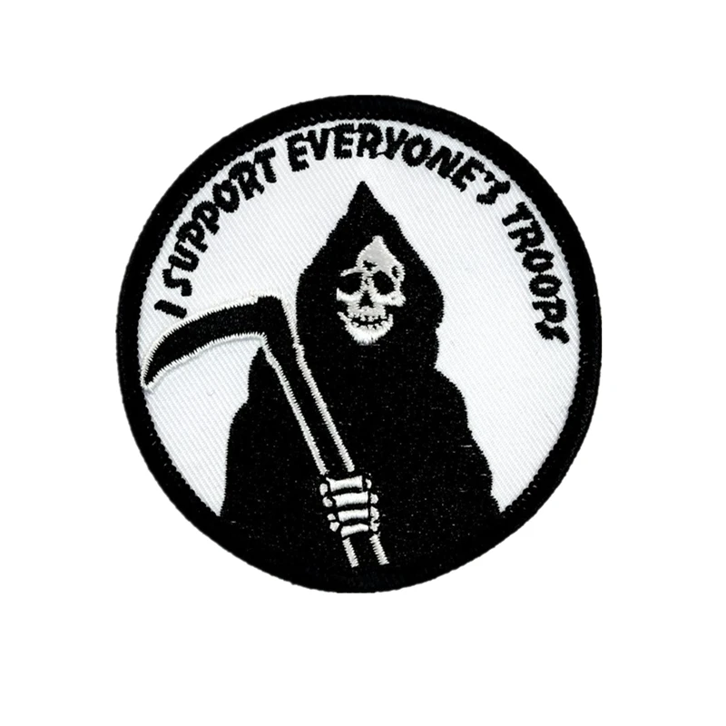Custom Embroidered Patch Black Skull Punk Embroidery Sew On Iron On Badge Fabric Applique Craft Transfer customized logo
Custom Embroidered Patch Black Skull Punk Embroidery Sew On Iron On Badge Fabric Applique Craft Transfer customized logo