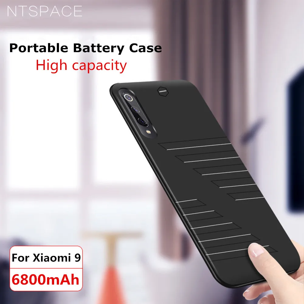 NTSPACE Extenal Battery Charger Cases For Xiaomi Mi 9 Battery Case 6800mAh Ultra Thin Portable Power Bank Pack Charging Cover
NTSPACE Extenal Battery Charger Cases For Xiaomi Mi 9 Battery Case 6800mAh Ultra Thin Portable Power Bank Pack Charging Cover