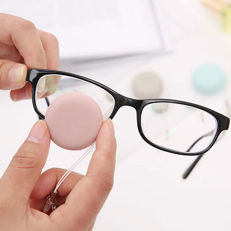 Candy Color Mobile Phone Screen Wipe Glasses SLR Cleaning Cloth Decorative Multifunction Tool | Дом и сад