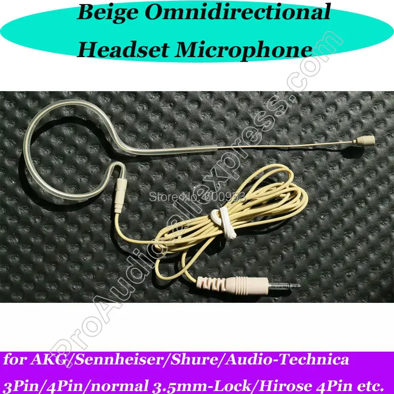 MICWL Beige Pro Single ear Hook Headworn Headset Microphone for Laptop Sennheiser AKG Shure Audio-Technica Wireless Mic Bodypack
MICWL Beige Pro Single ear Hook Headworn Headset Microphone for Laptop Sennheiser AKG Shure Audio-Technica Wireless Mic Bodypack