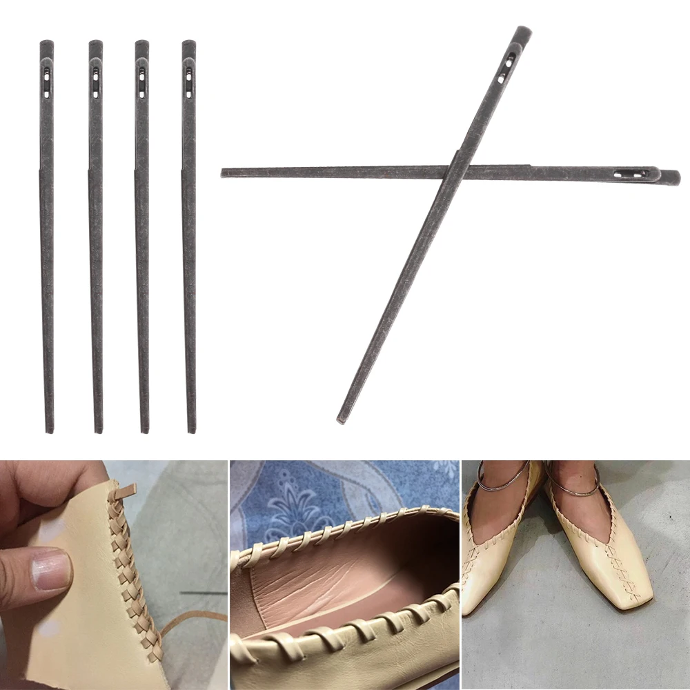 1Pcs 56mm Silver Stainless Steel DIY Double Hole Leather Knitting Needle Rope Lace Needle Household Sewing Craft Supplies
1Pcs 56mm Silver Stainless Steel DIY Double Hole Leather Knitting Needle Rope Lace Needle Household Sewing Craft Supplies
