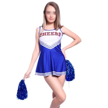 Hot Tank Dress Blue fancy dress cheerleader pom pom girl party girl XS 14-16 football school 
Hot Tank Dress Blue fancy dress cheerleader pom pom girl party girl XS 14-16 football school