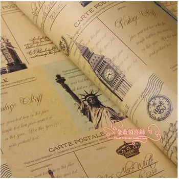 75*52cm Western-style Kraft paper the statue of liberty pattern design Event Party Gift Boxes Wrapping paper 20pcs/lot
75*52cm Western-style Kraft paper the statue of liberty pattern design Event Party Gift Boxes Wrapping paper 20pcs/lot