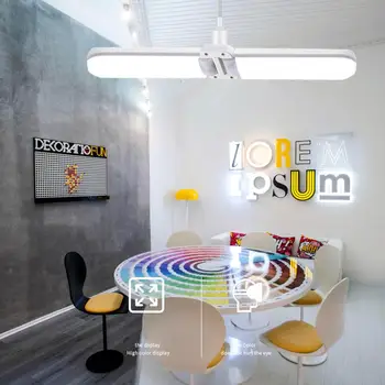 110-265V 30W E27 LED Bulb Super Bright Foldable Fan Blade Angle Adjustable Ceiling Lamp Home Warehouse Energy Saving Lights
110-265V 30W E27 LED Bulb Super Bright Foldable Fan Blade Angle Adjustable Ceiling Lamp Home Warehouse Energy Saving Lights