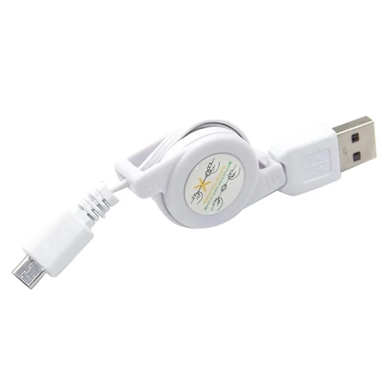 Mirco-USB A to USB 2.0 B Male Retractable Cable Data Sync Charger For Android (White)
Mirco-USB A to USB 2.0 B Male Retractable Cable Data Sync Charger For Android (White)
