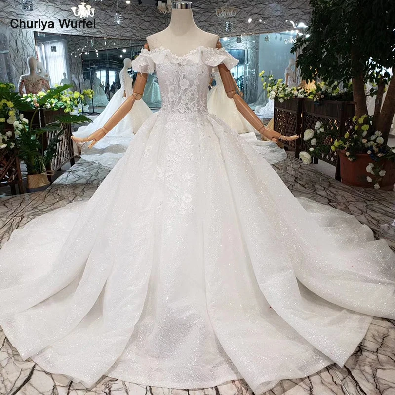 

Suknie slubne wedding dress 2019 off shoulder sweetheart wedding gowns for women like white bride dresses with train LS20402