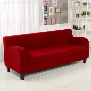 2PCS Sofa Cover All-inclusive 1 sofa cover+1 cushion cover Modern Soild Red sofa covers With Armrest Big Elastic Couch Slipcover
2PCS Sofa Cover All-inclusive 1 sofa cover+1 cushion cover Modern Soild Red sofa covers With Armrest Big Elastic Couch Slipcover