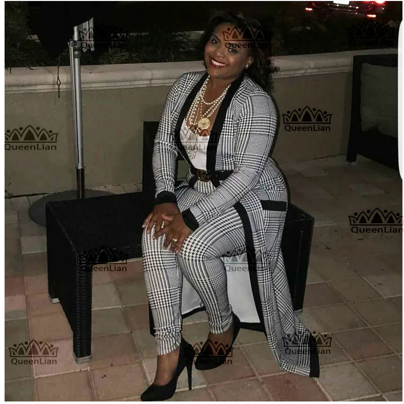 2018 New African Free Size Fashion Striped Wide-Legged Pants with Long Coat 2 Piece Suit Big Elastic For Lady
2018 New African Free Size Fashion Striped Wide-Legged Pants with Long Coat 2 Piece Suit Big Elastic For Lady
