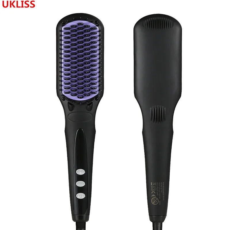 Beard Straightener Hot Comb LCD Display Hair Straightening Irons Comb Men/Women Hair Straightener Brush Beard Hair Styler Tools
Beard Straightener Hot Comb LCD Display Hair Straightening Irons Comb Men/Women Hair Straightener Brush Beard Hair Styler Tools