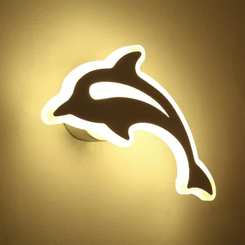 Modern minimalist bedroom acrylic wall lamps creative children 's wall lamp LED bedside lamp dolphin wall lamp staircase lights
Modern minimalist bedroom acrylic wall lamps creative children 's wall lamp LED bedside lamp dolphin wall lamp staircase lights