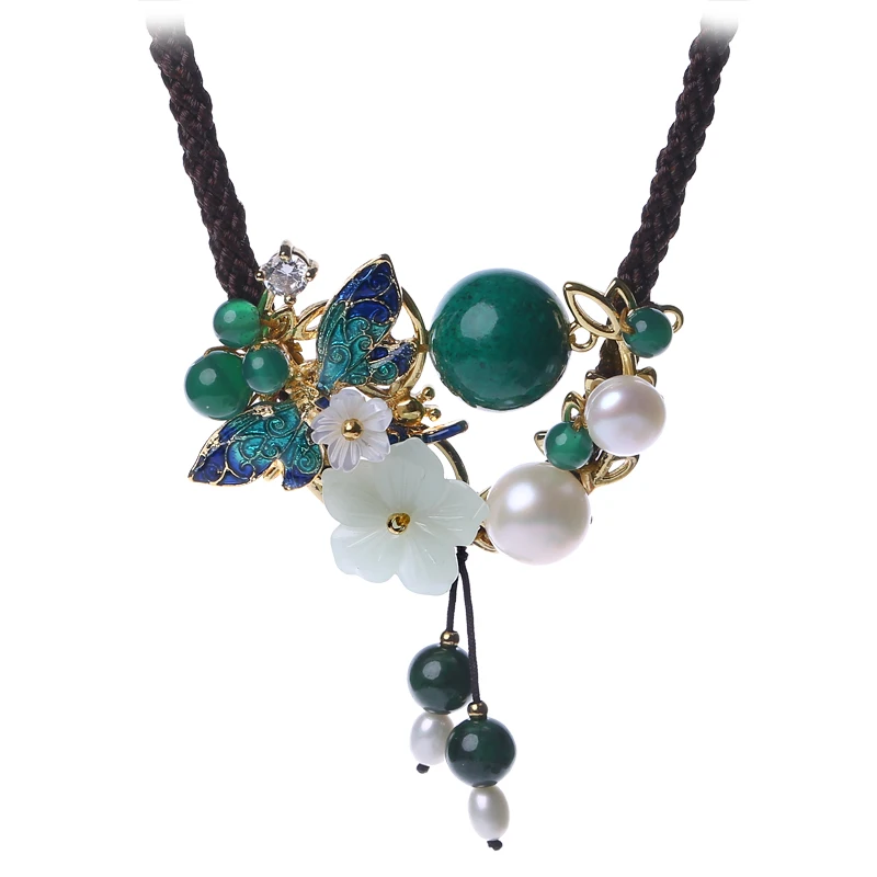 New Flower Necklace Jewelry Gift Necklaces Natural Stone Necklace Pendant Chain Gift Women's Wedding dinner Accessories
New Flower Necklace Jewelry Gift Necklaces Natural Stone Necklace Pendant Chain Gift Women's Wedding dinner Accessories