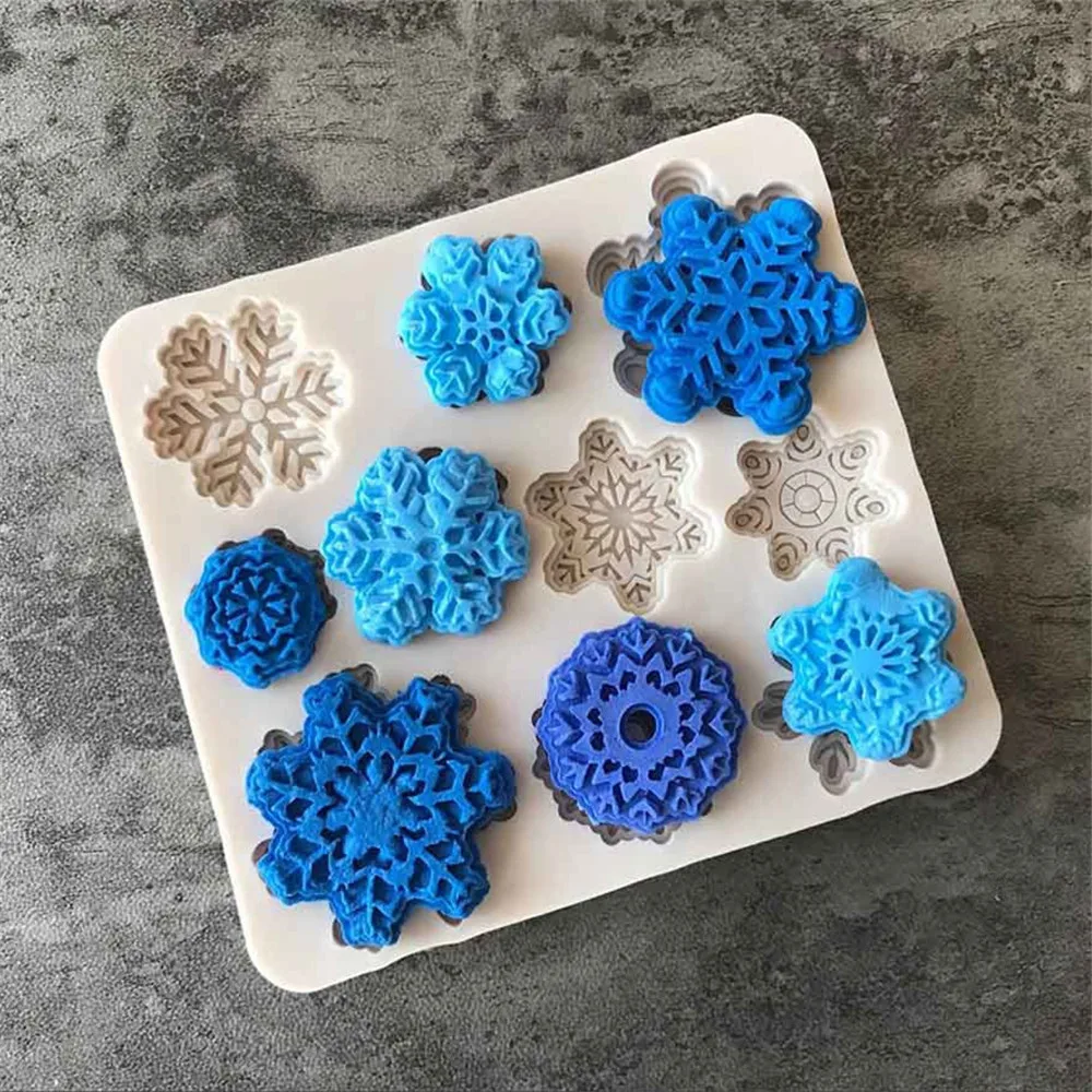 Snowflake Shape Fondant Cake Silicone Mold Chocolate Candy Molds Cookies Pastry Biscuits Mould Cake Decoration Baking Tools B081
Snowflake Shape Fondant Cake Silicone Mold Chocolate Candy Molds Cookies Pastry Biscuits Mould Cake Decoration Baking Tools B081