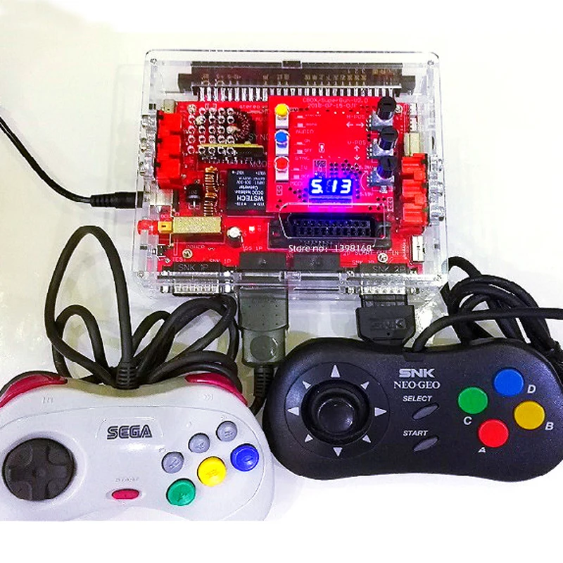 V2.0 JAMMA CBOX / Super Gun Converter Board to SNK D15P Joypad & Saturn Gamepad for JAMMA PCB box MVS Motherboard
V2.0 JAMMA CBOX / Super Gun Converter Board to SNK D15P Joypad & Saturn Gamepad for JAMMA PCB box MVS Motherboard