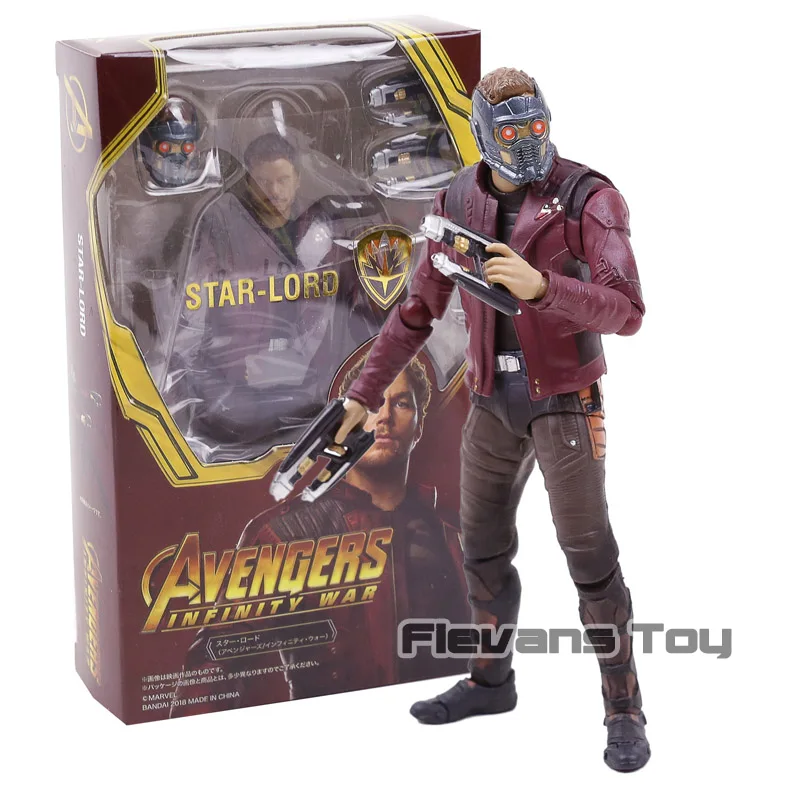 SHF SHFiguarts Star Lord Marvel Avengers Infinity War Guardians of Galaxy PVC Action Figure Collectible Model Toy
SHF SHFiguarts Star Lord Marvel Avengers Infinity War Guardians of Galaxy PVC Action Figure Collectible Model Toy