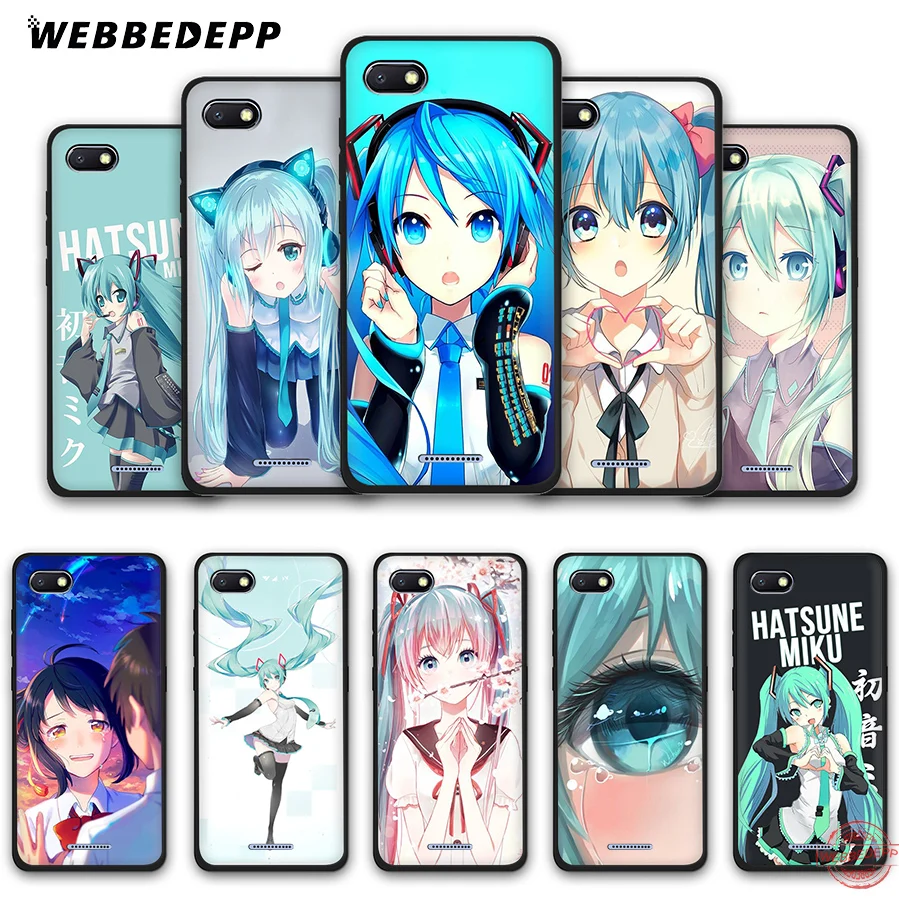 WEBBEDEPP Anime Japan Hatsune Miku Soft Phone Case for Redmi Note 8 7 6 5 Pro 4A 5A 6A 4X 5 Plus S2 Go Cases
WEBBEDEPP Anime Japan Hatsune Miku Soft Phone Case for Redmi Note 8 7 6 5 Pro 4A 5A 6A 4X 5 Plus S2 Go Cases