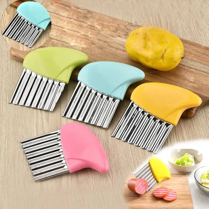 Wave onion potato slices wrinkled french fries salad corrugated cutting chopped potato slices knife #45
Wave onion potato slices wrinkled french fries salad corrugated cutting chopped potato slices knife #45