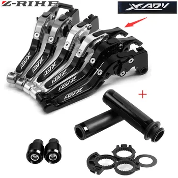 7/8" 22mm Motorcycle Hand Grips Handle CNC Gel Grip + Brake Clutch Lever Modified Accessory For Honda XADV 750 X ADV 750 2017-18
7/8" 22mm Motorcycle Hand Grips Handle CNC Gel Grip + Brake Clutch Lever Modified Accessory For Honda XADV 750 X ADV 750 2017-18