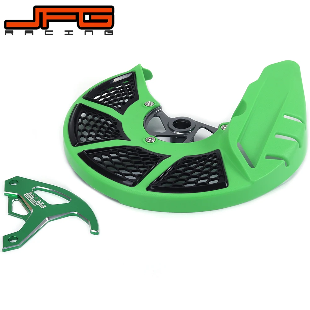 A Set Front & Rear Brake Disc Rotor Guard Protective Cover For KAWASAKI KX 250 KX250F KX450F KX KXF 250 450 KLX450R Dirt Bike
A Set Front & Rear Brake Disc Rotor Guard Protective Cover For KAWASAKI KX 250 KX250F KX450F KX KXF 250 450 KLX450R Dirt Bike