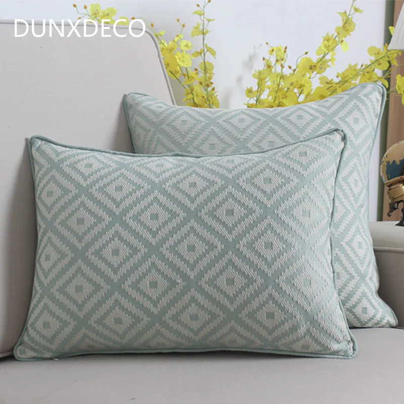 DUNXDECO Cushion Cover Square Pillow Case Modern Simple Artistic Geometric Mint Green Artistic Sofa Chair Coussin Bedding Decor
DUNXDECO Cushion Cover Square Pillow Case Modern Simple Artistic Geometric Mint Green Artistic Sofa Chair Coussin Bedding Decor