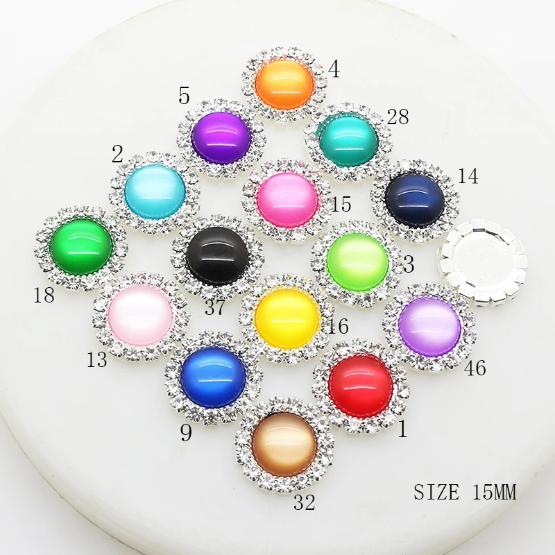 YWXINXI New 10Pcs/Lot 15mm Resin Cat Eye Jewelry Accessories Metal Handwork Diy Decoration Wholesale Supply 16Color
YWXINXI New 10Pcs/Lot 15mm Resin Cat Eye Jewelry Accessories Metal Handwork Diy Decoration Wholesale Supply 16Color
