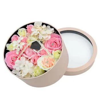 Rose Soap Flower Petal With Round Gift Box For Wedding Valentines Day Mothers Day Teacher's Day Gift Party Supplies
Rose Soap Flower Petal With Round Gift Box For Wedding Valentines Day Mothers Day Teacher's Day Gift Party Supplies