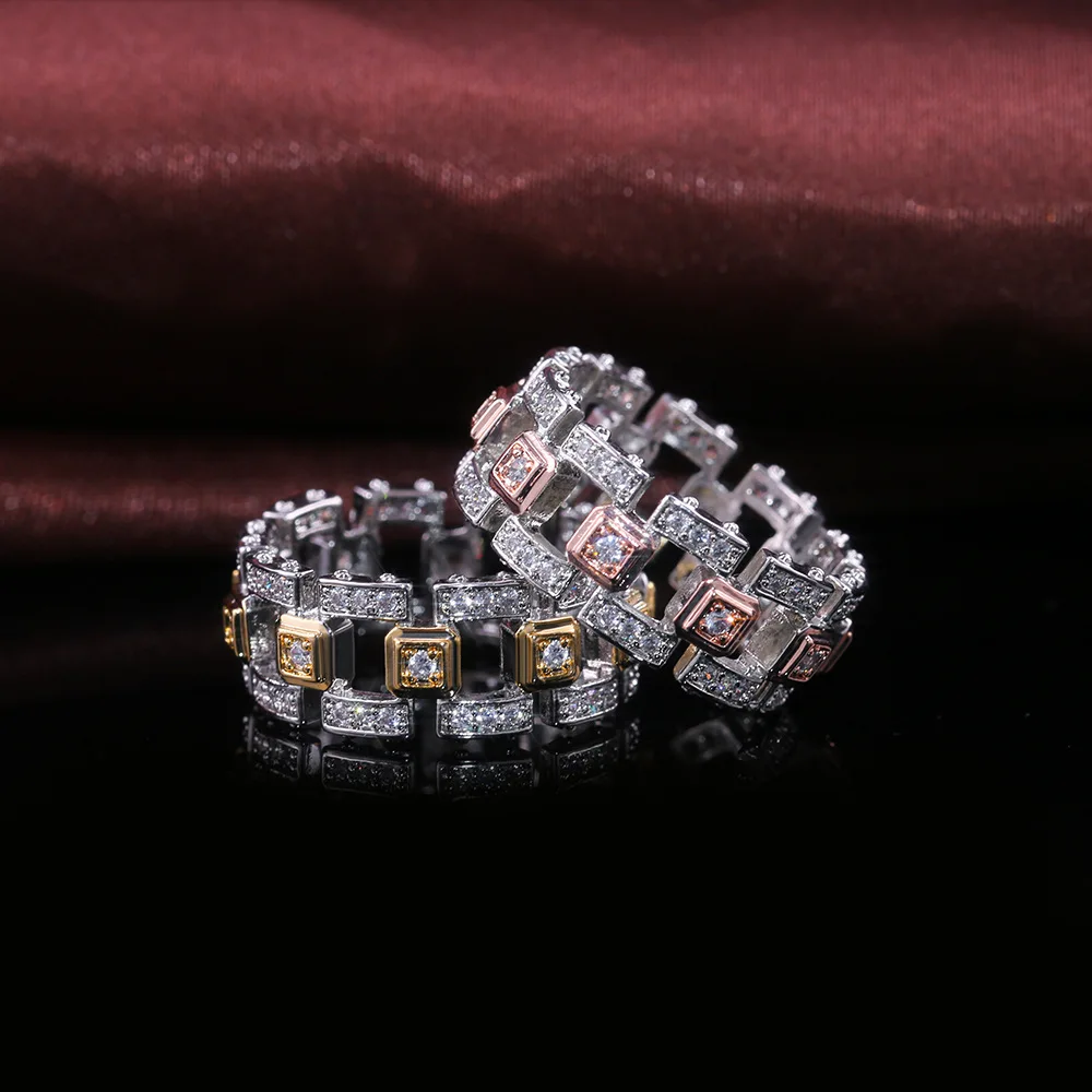 Fashion Modern Plated Rose Gold Color Wedding Rings for Men European Creative Inlaid Zircon Engagement Rings Party Jewelry
Fashion Modern Plated Rose Gold Color Wedding Rings for Men European Creative Inlaid Zircon Engagement Rings Party Jewelry