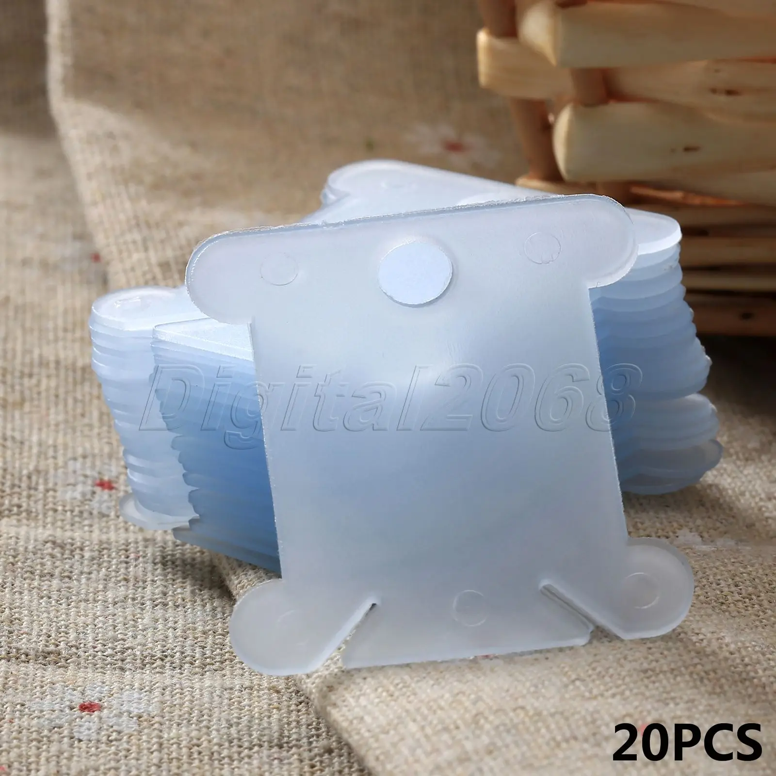 20Pcs/Set Blue Vogue Plastic Embroidery Cross Stitch Line Winding Wire Plate Thread Bobbin Holder Tool Storage Coiling Spool
20Pcs/Set Blue Vogue Plastic Embroidery Cross Stitch Line Winding Wire Plate Thread Bobbin Holder Tool Storage Coiling Spool