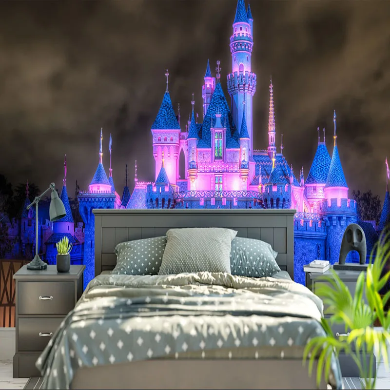 Custom Mural Wallpaper 3D Light Night Scene Fairy Tale Castle Photo Wall Paper For Wall Cartoon Kids Bedroom Backdrop Wall Decor
Custom Mural Wallpaper 3D Light Night Scene Fairy Tale Castle Photo Wall Paper For Wall Cartoon Kids Bedroom Backdrop Wall Decor