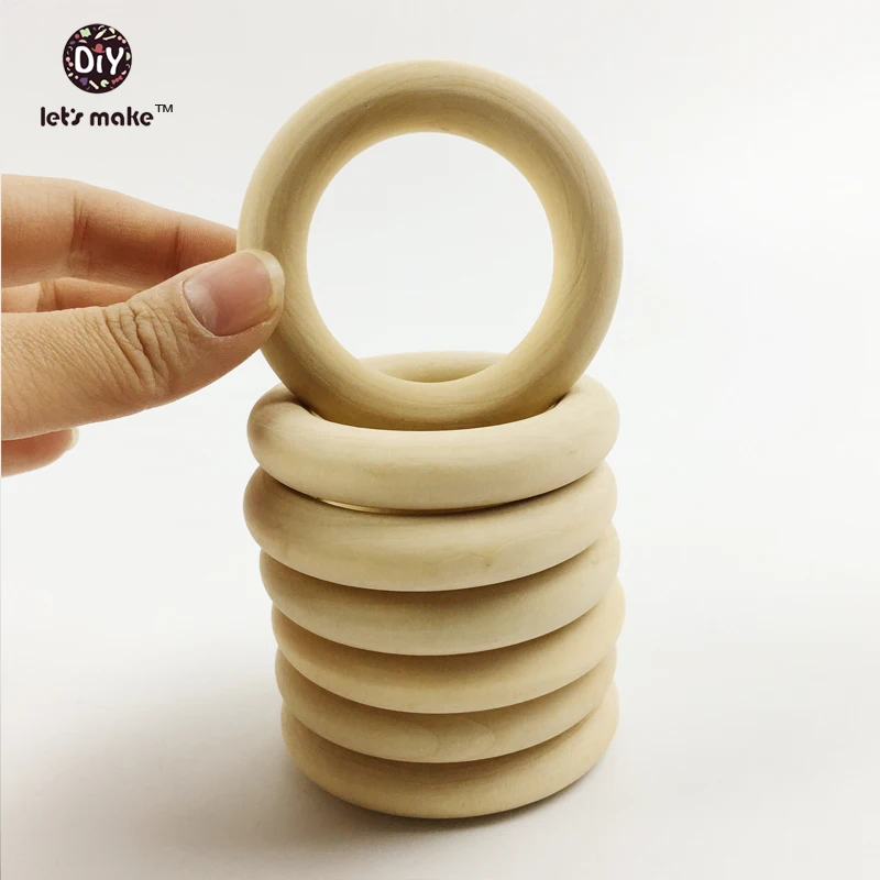 Let's make Wooden Teething Ring Compliant 2.8'' H 13mm unfinished Teething Ring safe eco Wooden Teether Waldorf Toy Single ring
Let's make Wooden Teething Ring Compliant 2.8'' H 13mm unfinished Teething Ring safe eco Wooden Teether Waldorf Toy Single ring