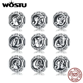 WOSTU Hot Sell 100% 925 Sterling Silver DIY Name Letter Bead Charms fit Original Bracelet Necklace Fashion Jewelry Making DXC738
WOSTU Hot Sell 100% 925 Sterling Silver DIY Name Letter Bead Charms fit Original Bracelet Necklace Fashion Jewelry Making DXC738