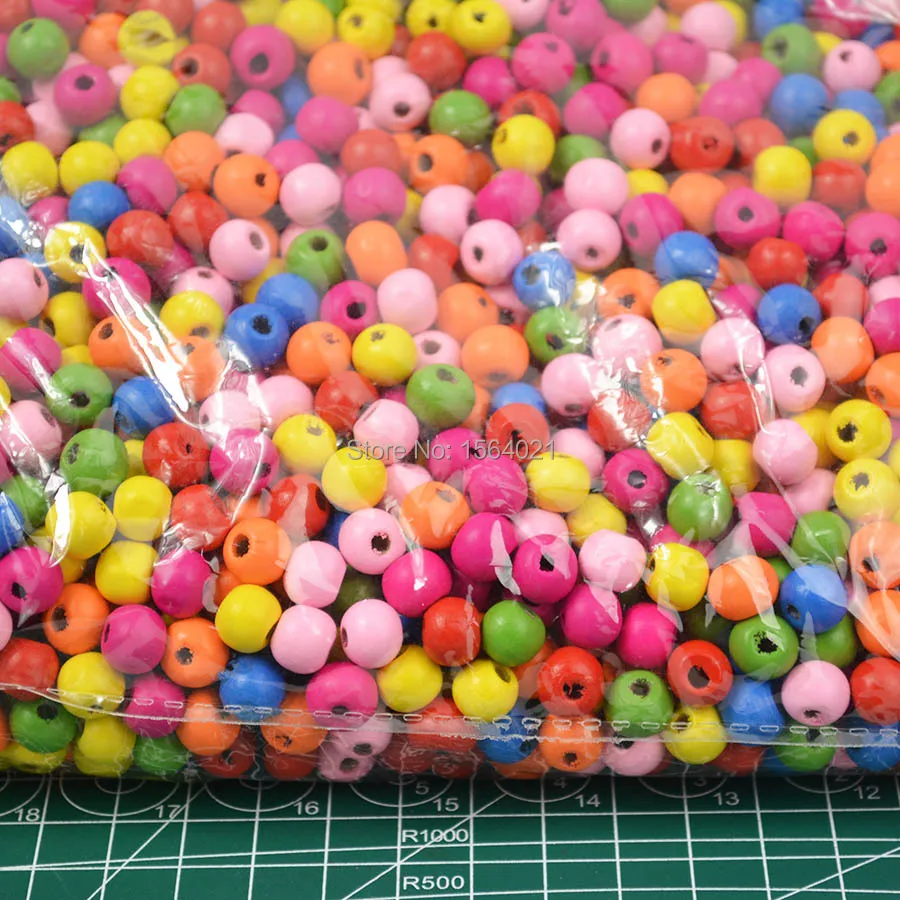 8*9mm small Wooden beads Colorful wooden beads with big hole Children DIY material 800pcs/lot
8*9mm small Wooden beads Colorful wooden beads with big hole Children DIY material 800pcs/lot