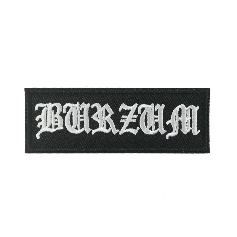 Burzum logo band patch Black Metal EMBROIDERED IRON On Patch T shirt Transfer goth APPLIQUE Heavy Metal Rock Punk Badge
Burzum logo band patch Black Metal EMBROIDERED IRON On Patch T shirt Transfer goth APPLIQUE Heavy Metal Rock Punk Badge